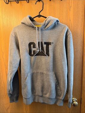 Gray Logo Hooded Sweatshirt